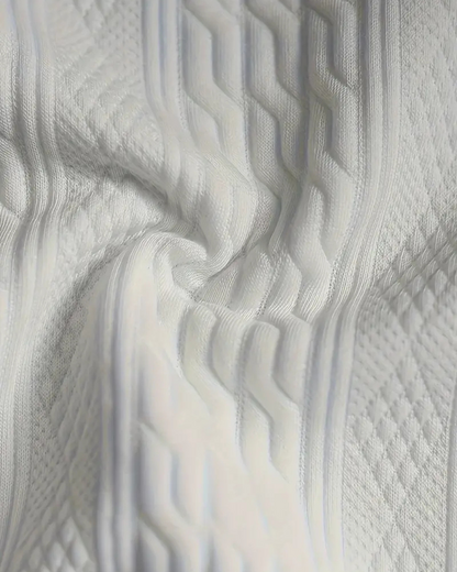 Conjunto Habana con textura trenzada