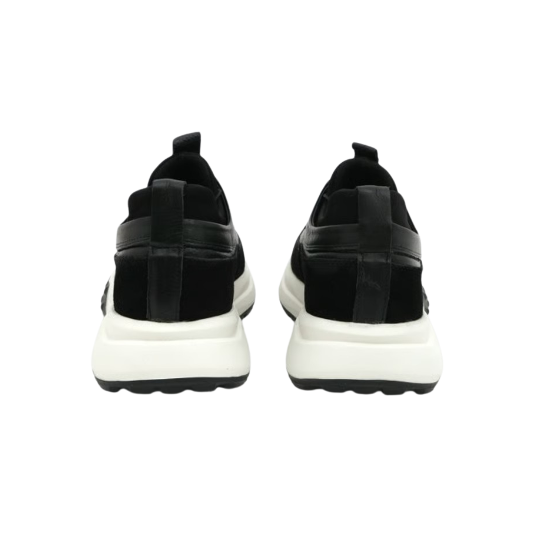 Sneakers Mónaco de Piel Auténtica con Suela Elevada