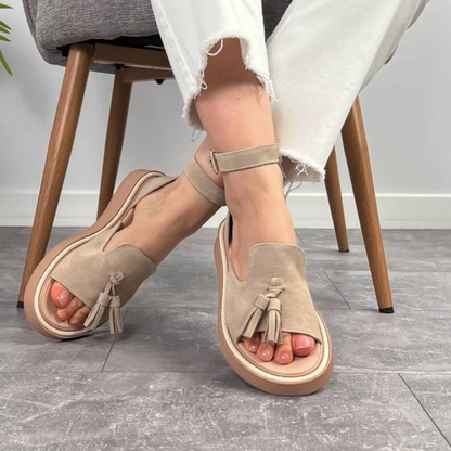 Sandalias de Ante con Suela de Plataforma®