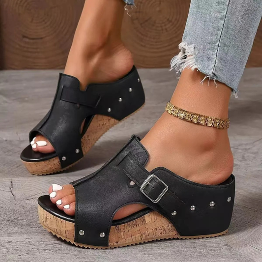 Sandalias de plataforma Denver con cuña