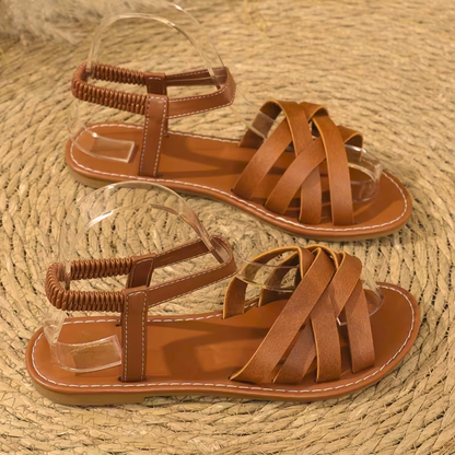 Sandalias Planas con Tiras Cruzadas®