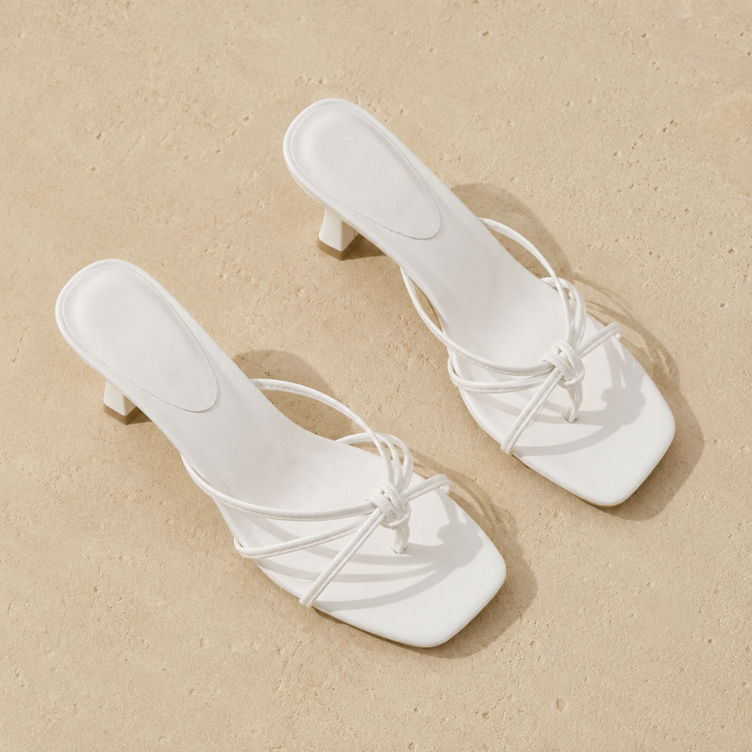 Sandalias de Tacón con Tiras Finas
