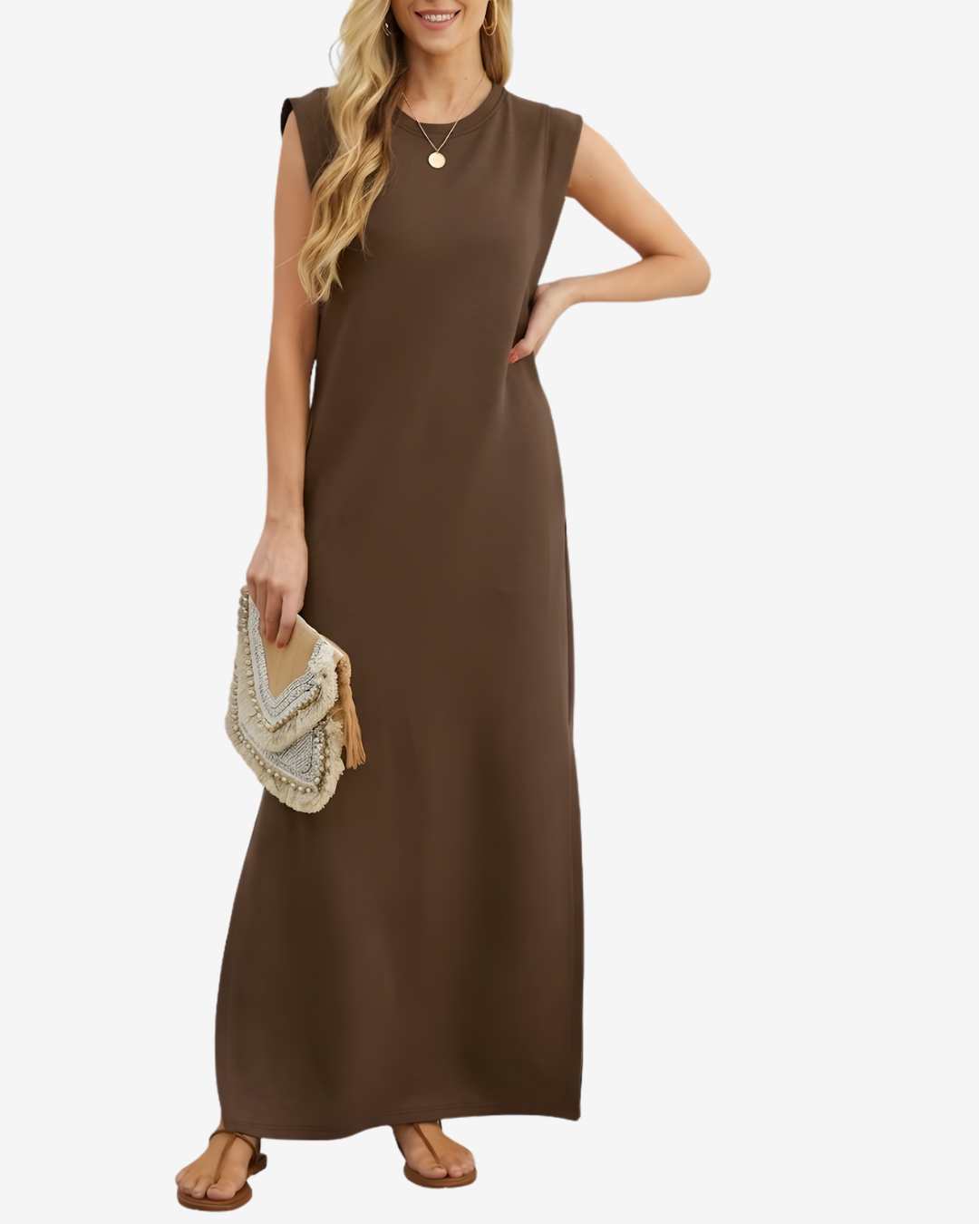 Vestido Atenas con Apertura Lateral
