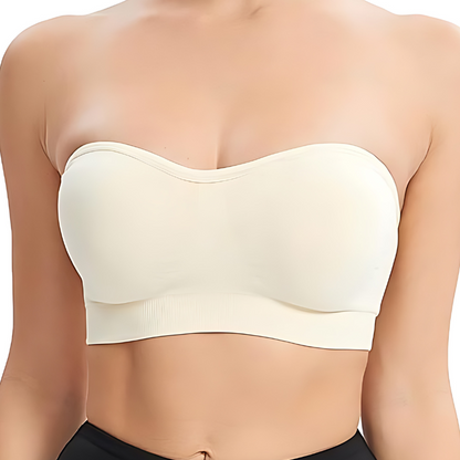 Sujetador Comodo sin Tirantes Liso para Tallas Grandes (OFERTA 2X1 GRATIS)
