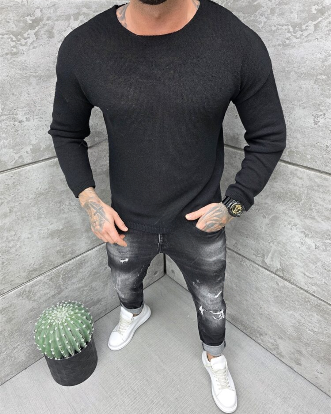 Jersey de Punto Fino para Hombre®