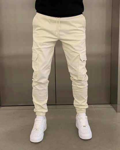 Pantalones Texas Cargo Tipo Jogger de Estilo Urbano