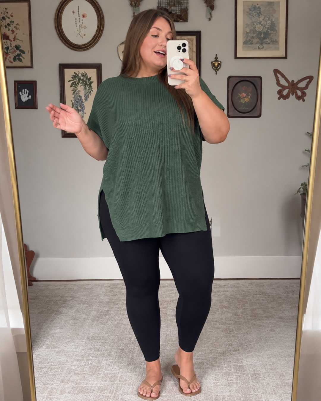 Blusa Oversize Acanalada de Caída Suave®