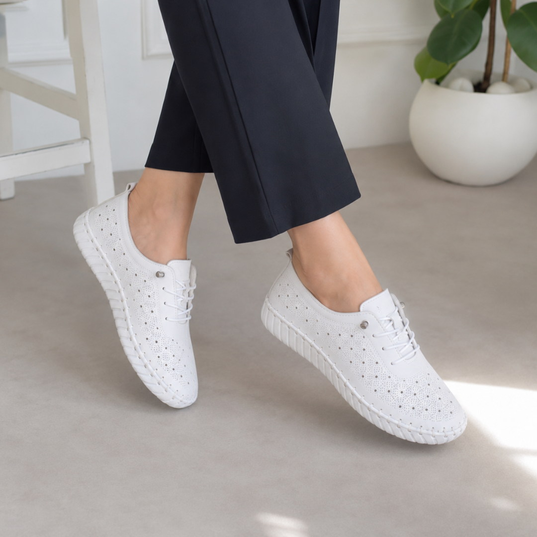 Bailarinas de piel auténtica estampada®