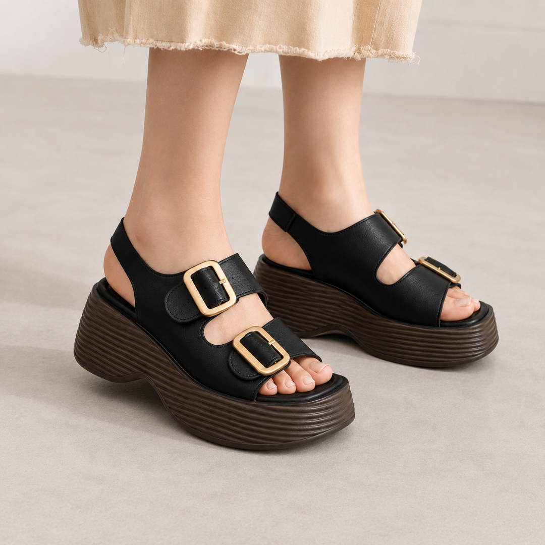 Sandalias de plataforma con hebillas®