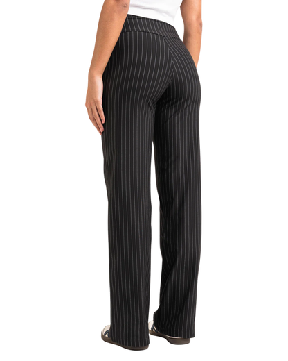 Pantalón de Corte Recto y Alta Elasticidad para Mujer