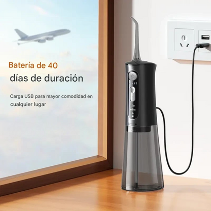 Irrigador dental portátil e inalámbrico