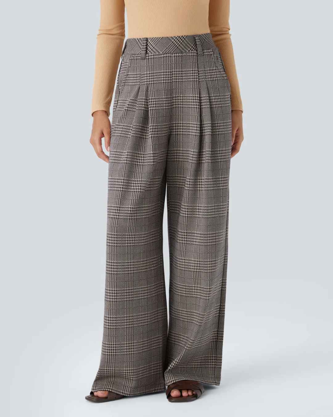 Pantalón de Pierna Ancha con Estampado para Mujer®