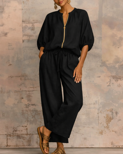 Conjunto Premium de Lino y Algodón para Mujer