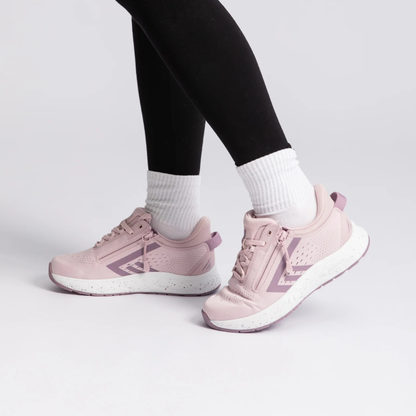 Zapatos adaptables con doble cremallera