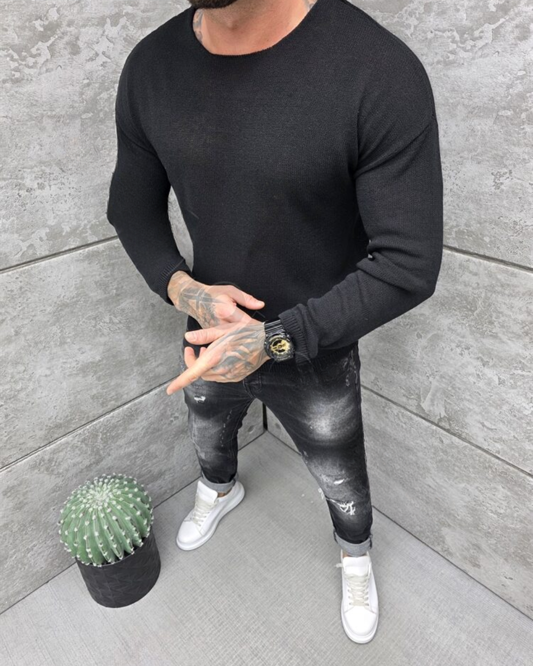 Jersey de Punto Fino para Hombre®