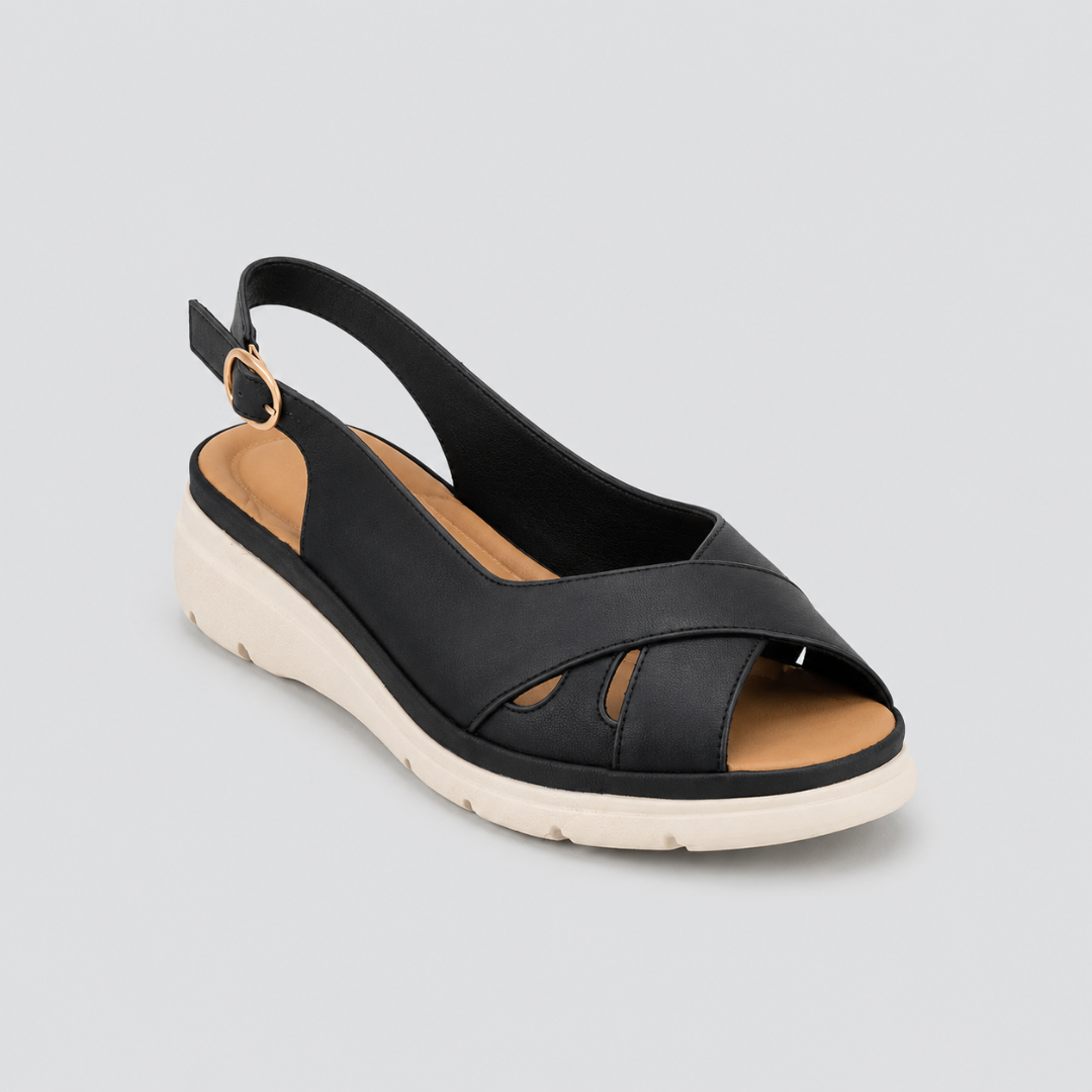 Sandalias de Plataforma con Correa Posterior