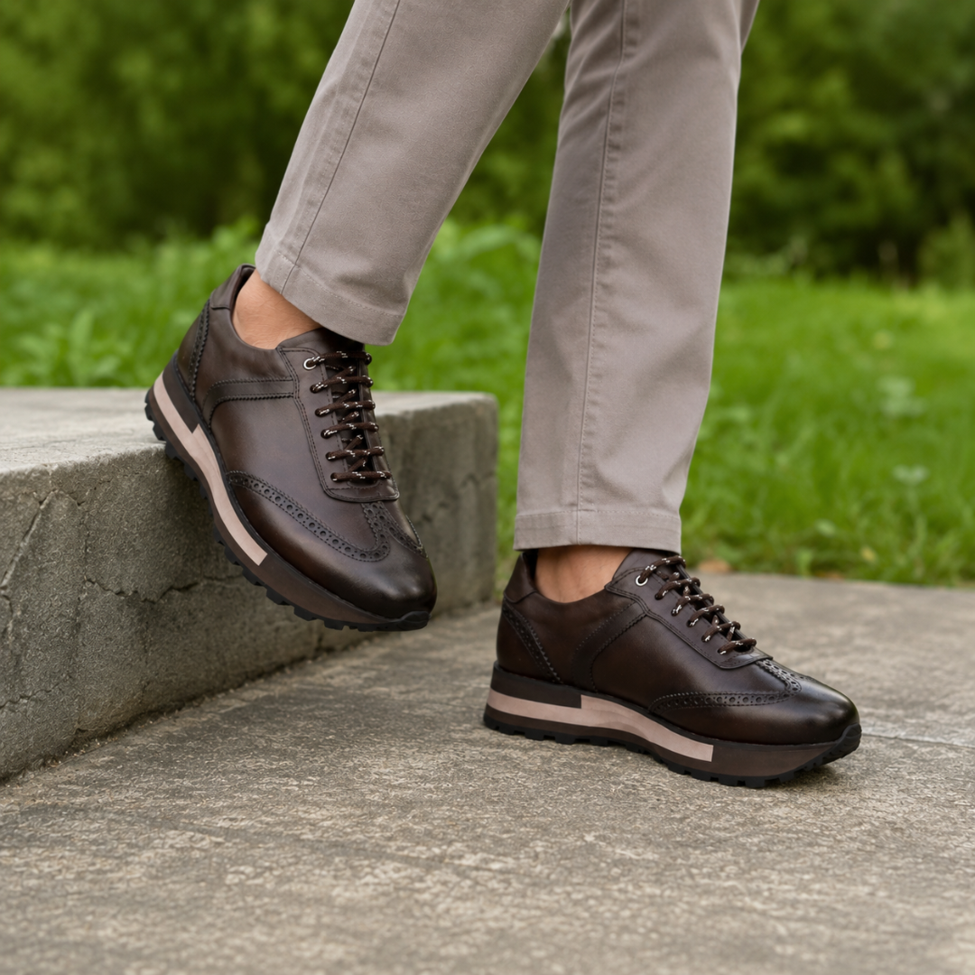 Zapatos Deportivas de Cuero Genuino®
