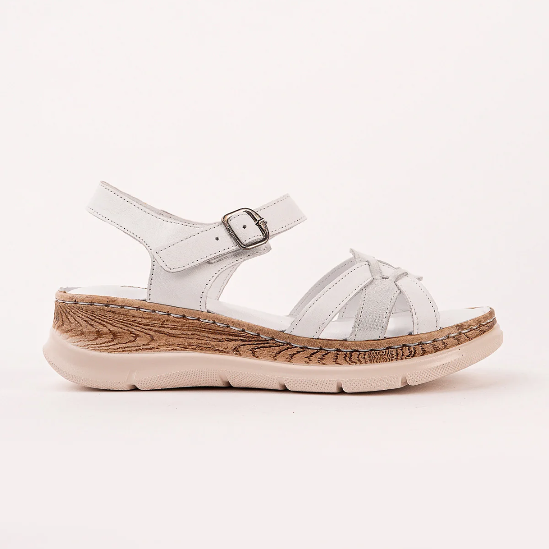 Sandalias cómodas con cuña baja®
