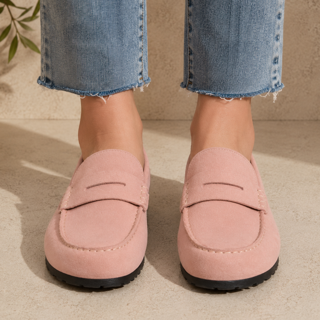 Mocasines de ante destalonados®