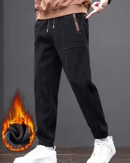 Pantalón Jogger Informal con Forro Polar
