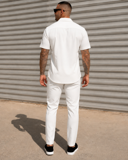 Conjunto Casual de Camiseta Manga Corta y Pantalón