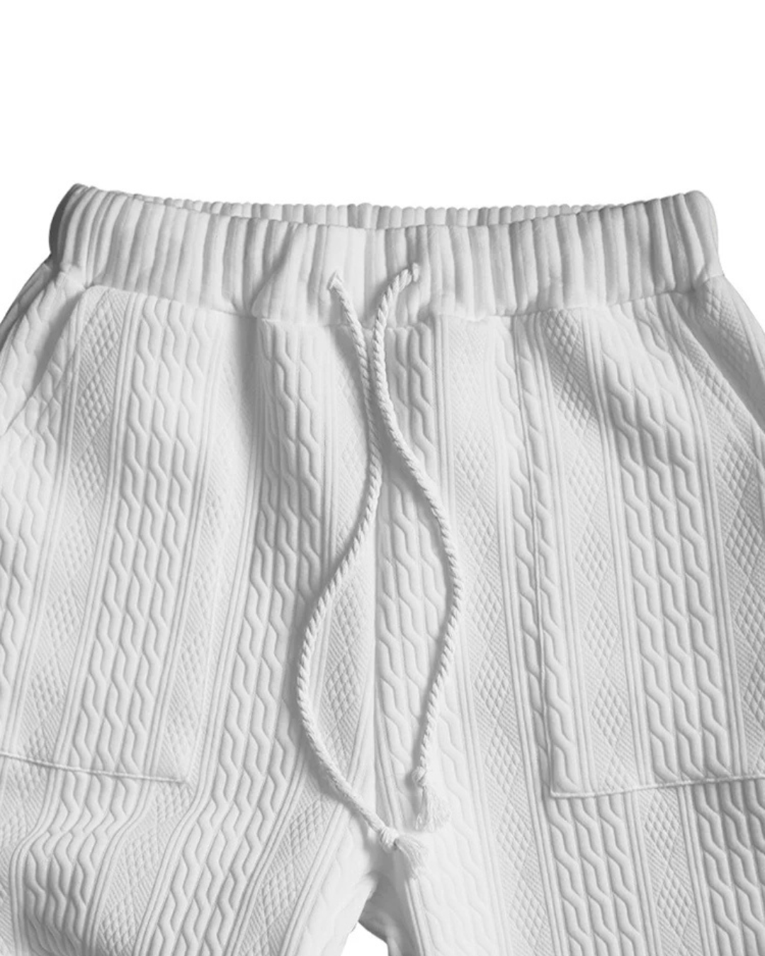 Conjunto Habana con textura trenzada