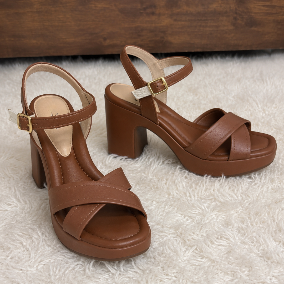 Sandalias de Tacón con Plataforma®