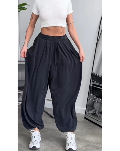 Pantalón Oversize de Estilo Bohemio