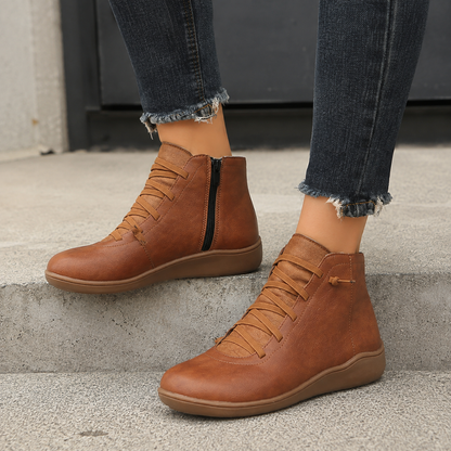 Botines Cómodos con Cremallera Lateral