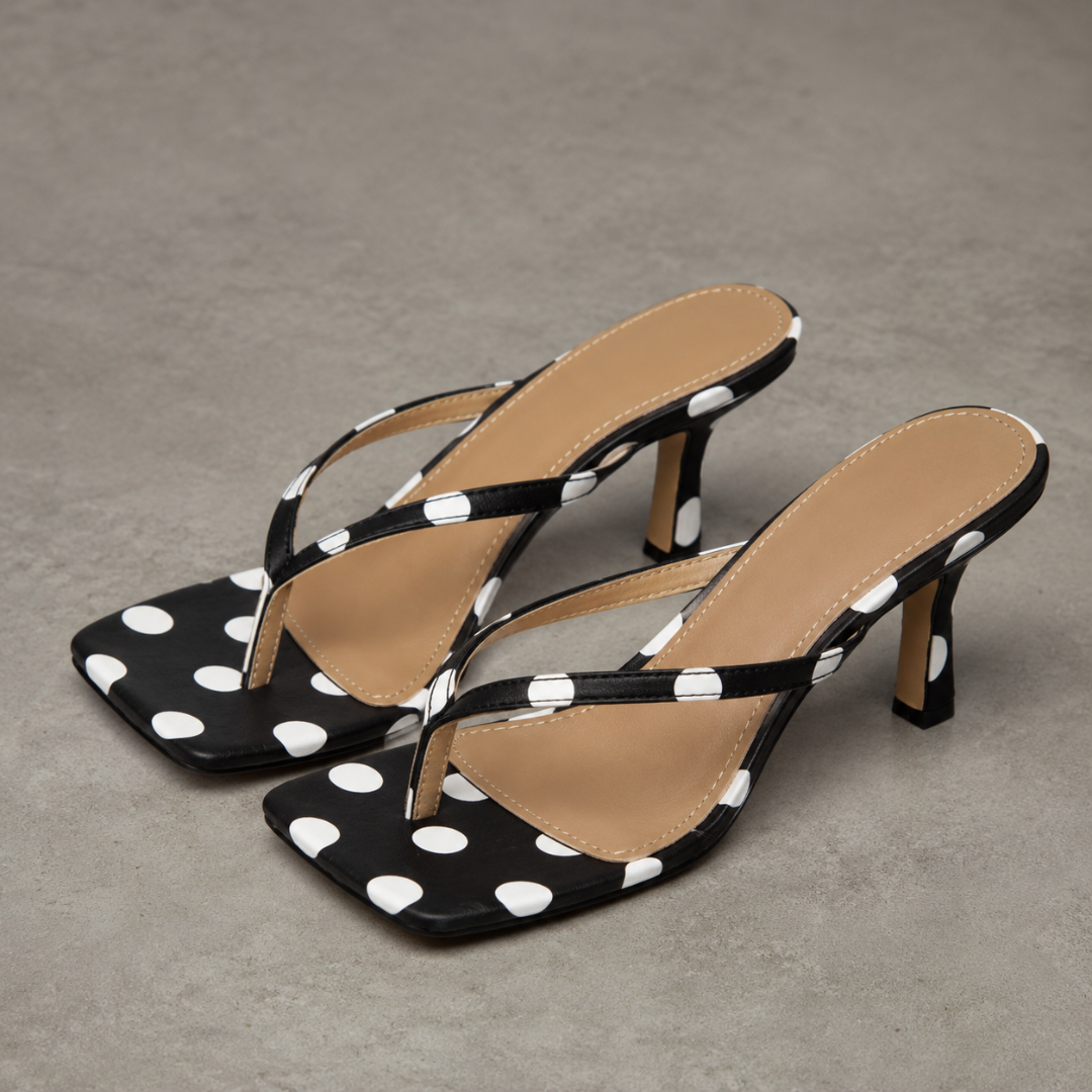 Sandalias de Tacón con Tira Fina®