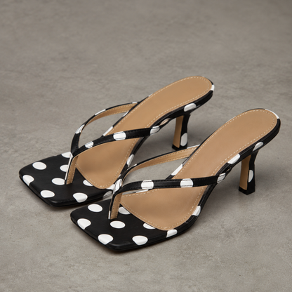 Sandalias de Tacón con Tira Fina®