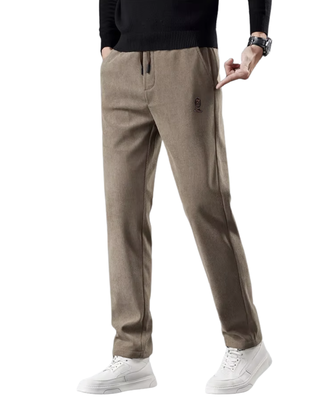 Pantalones térmicos reforzados con ajuste elástico para hombre®