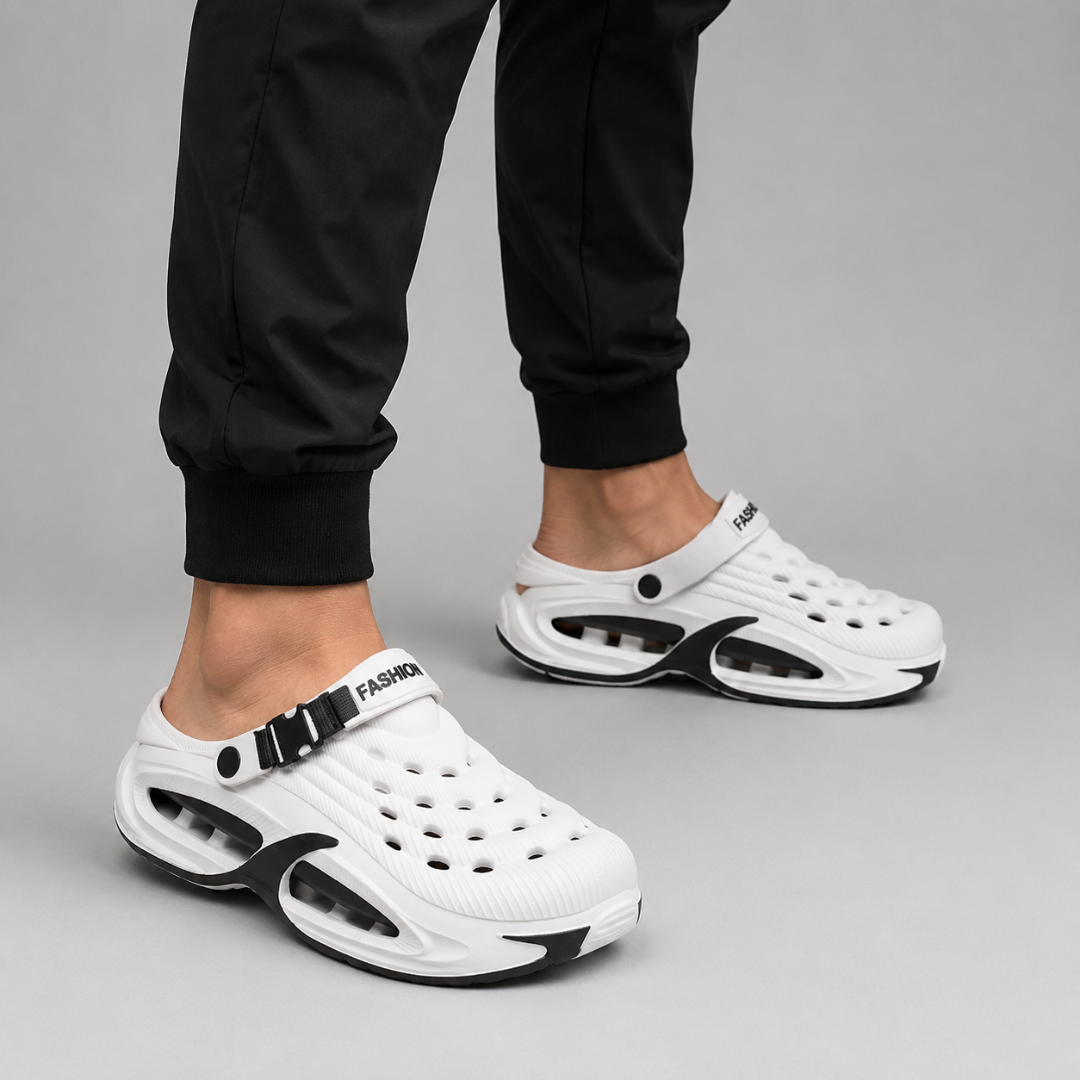 Zuecos deportivos con correa ajustable