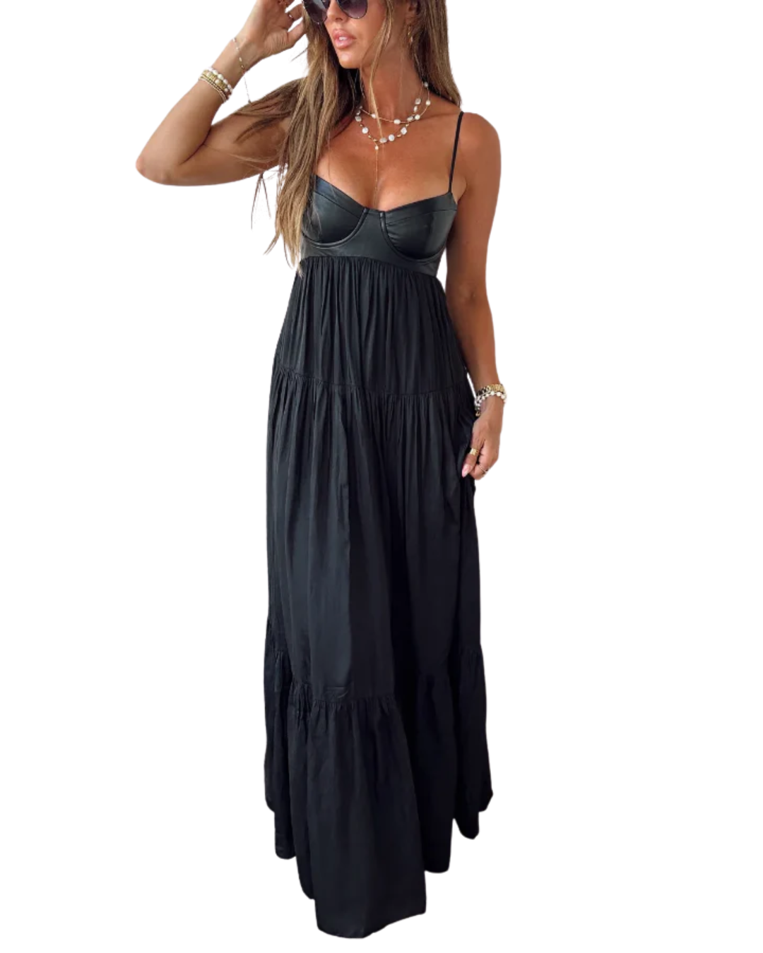 Vestido de Gala con Corsé y Caída Fluida®