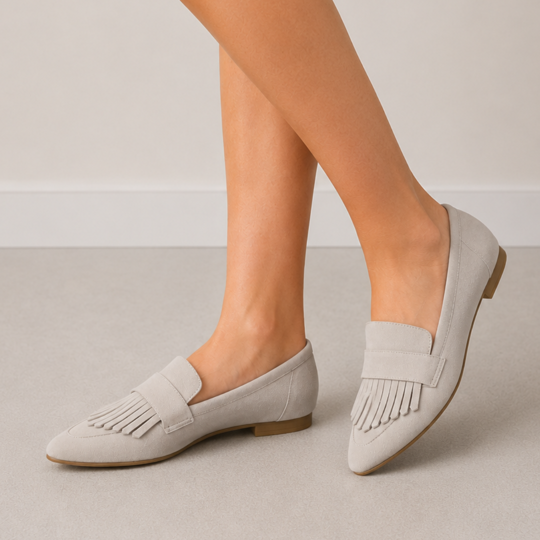 Mocasines de Ante con Suela Confort