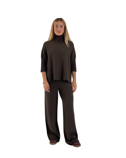 Conjunto de Punto Cuello Alto Para Mujer®