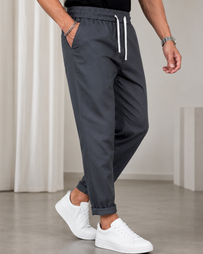 Pantalón Amplio con Cintura Ajustable