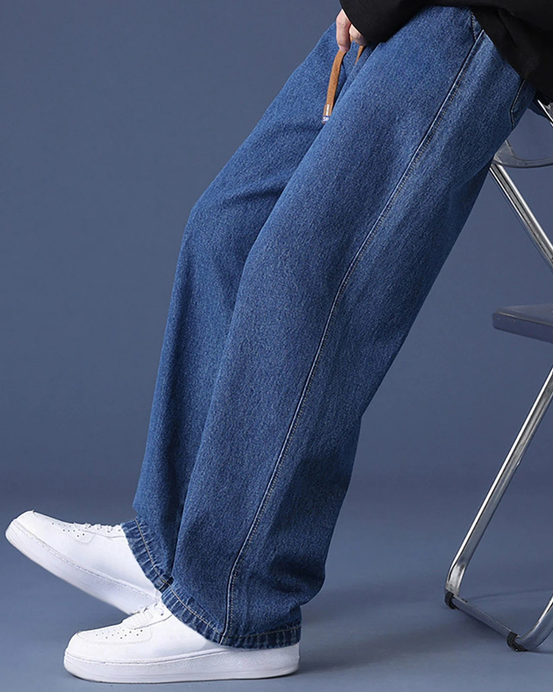 Pantalones rectos con cintura ajustable para hombre®