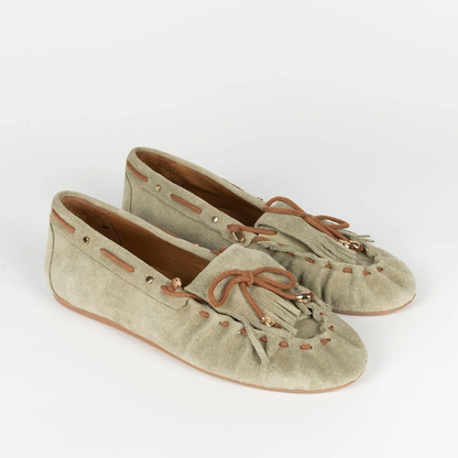 Mocasines Planos con Cordón Decorativo