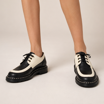 Zapatos de piel con Plataforma®