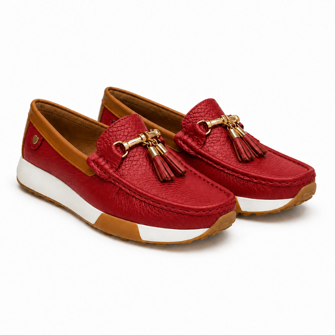 Mocasines de Piel con Plataforma