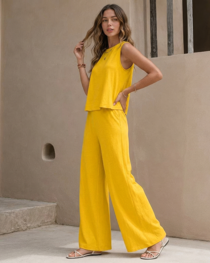 Conjunto Ligero de Top y Pantalón Ancho®