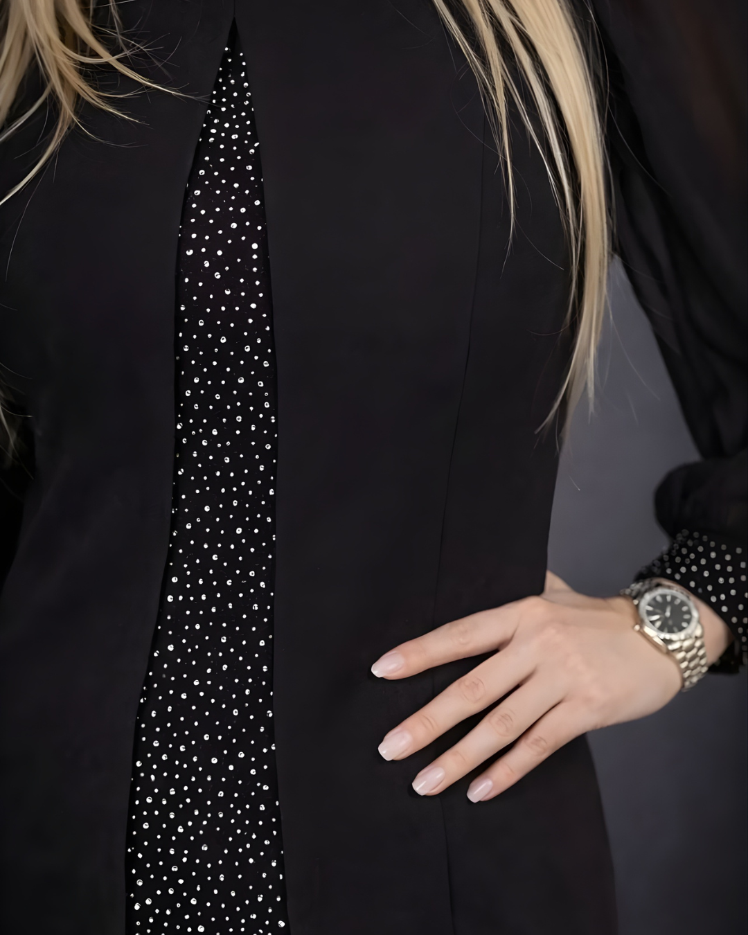 Vestido elegante con brillos para mujer®