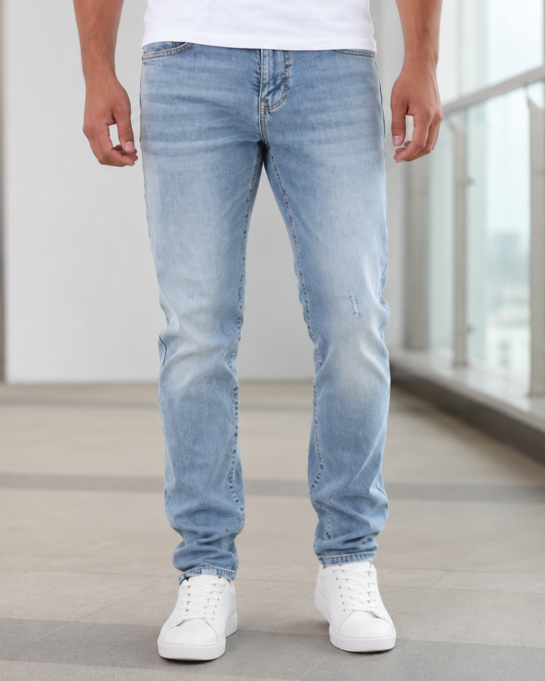 Pantalones Vaqueros Slim Fit con Efecto Lavado®