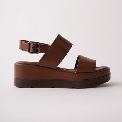 Sandalias de plataforma con doble tira