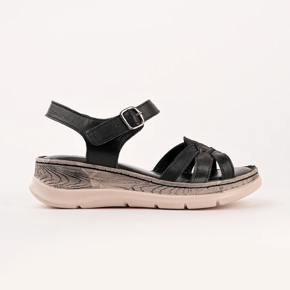 Sandalias cómodas con cuña baja®
