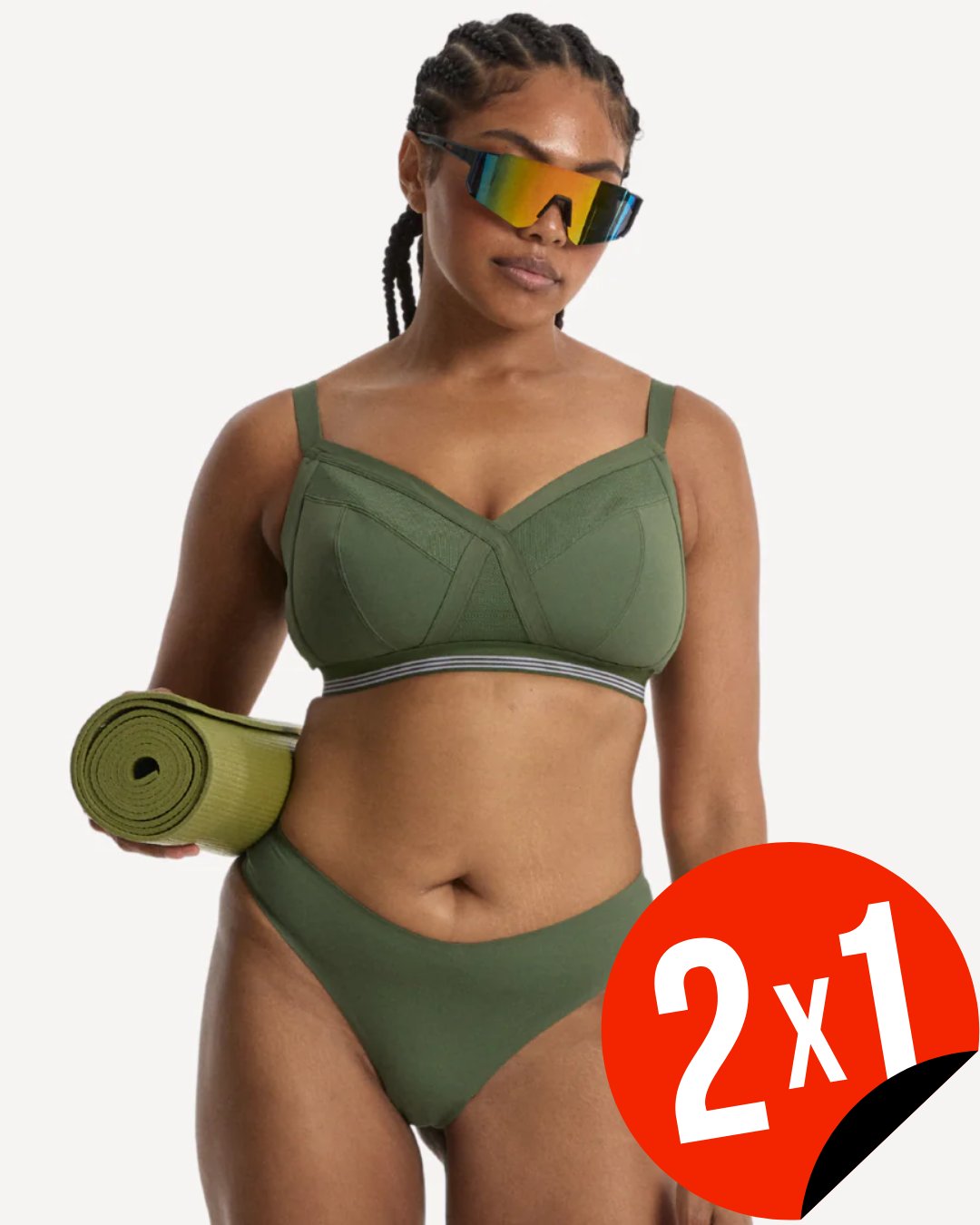 Bralette Sporty Support Sin Aro (OFERTA 2X1)