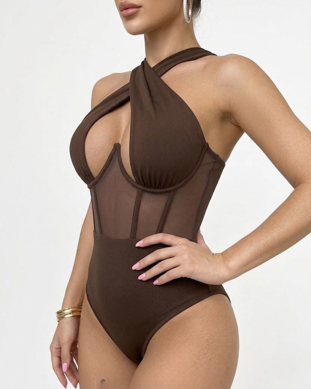 Body de Malla Cruzada®