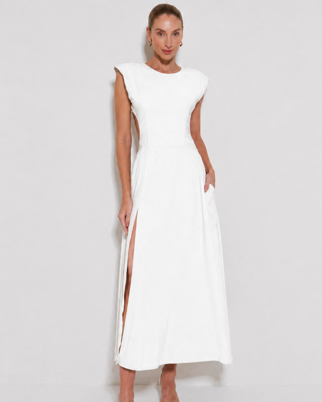 Vestido Midi Elegante Mónaco