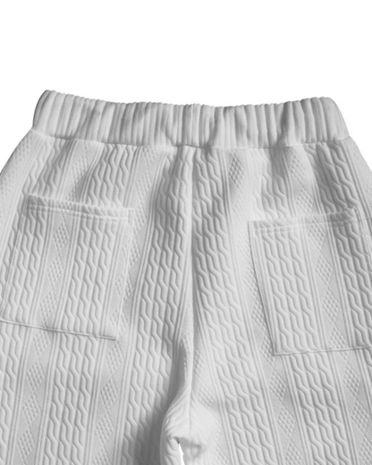 Conjunto Habana con textura trenzada